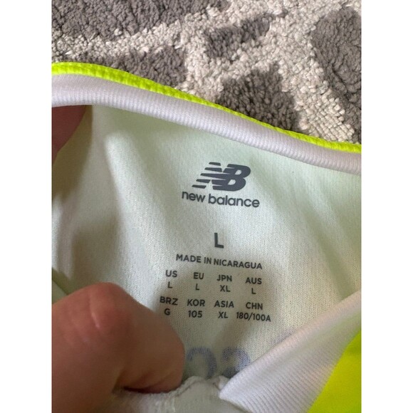 Bright Yellow Long Sleeve New Balance Scores Cup 2025 Jersey - Picture 3 of 4